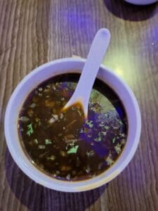 Manchow Soup 1 | Jain Food Blogger