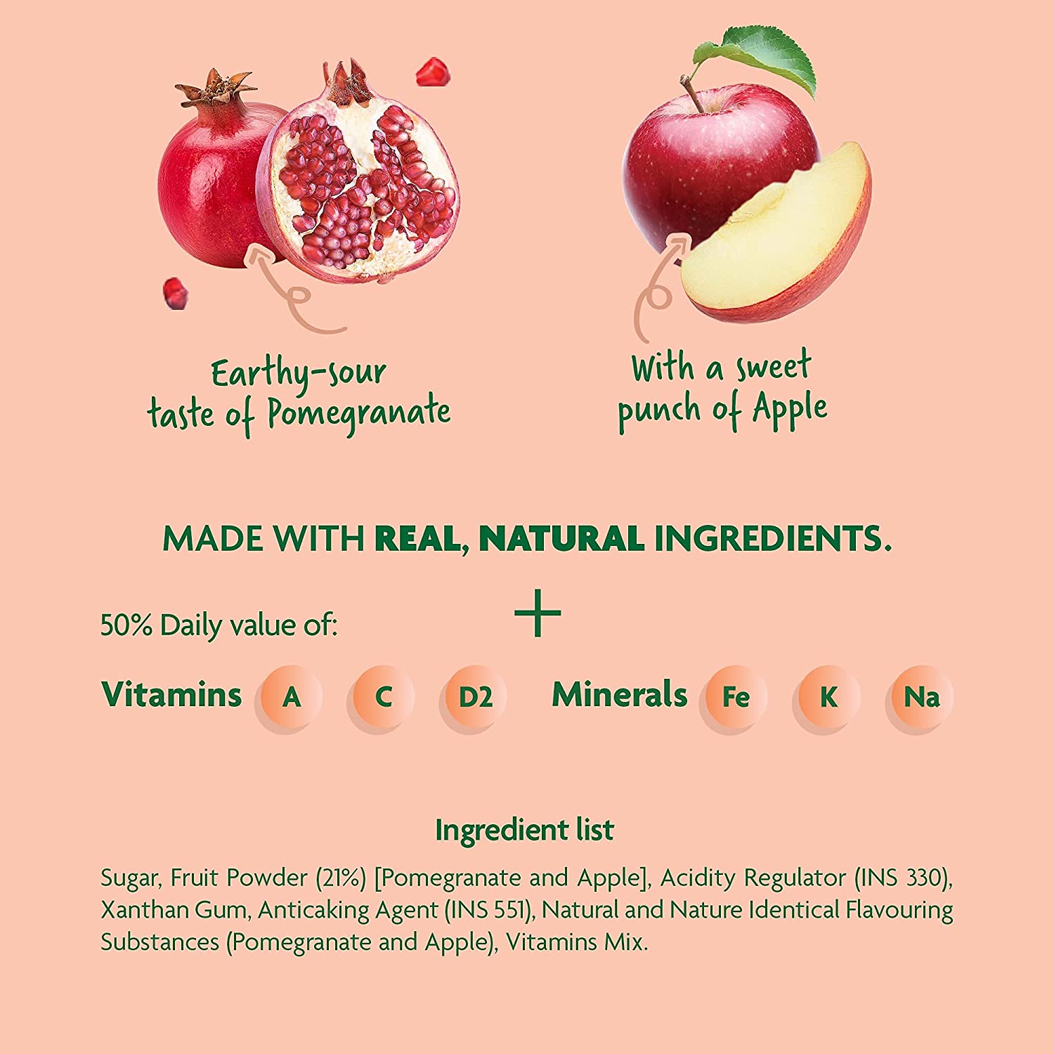 Pomegranate And Apple Juice Powder Ingredients | Jain Food Blogger