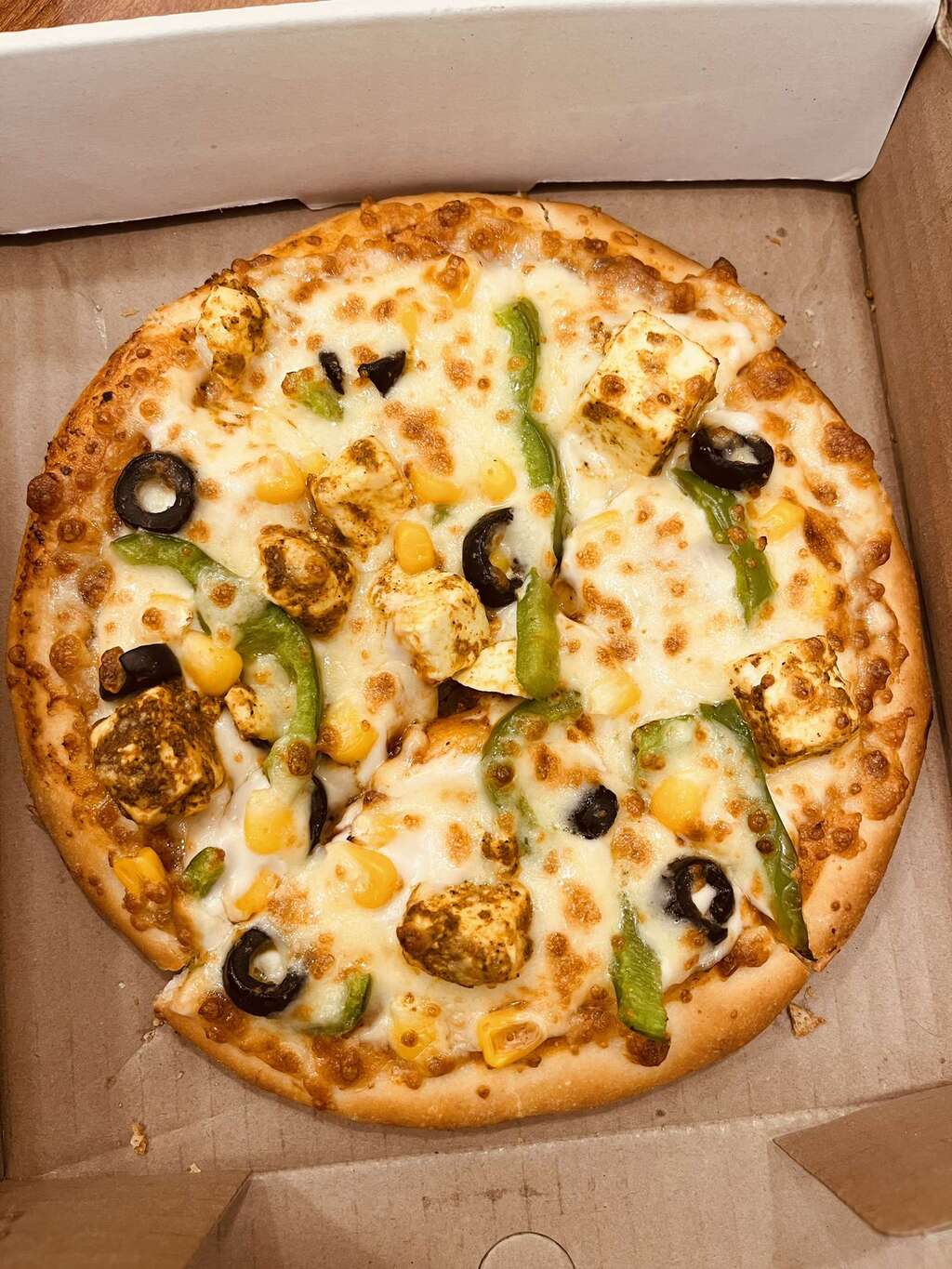 Panner Pizza | Jain Food Blogger