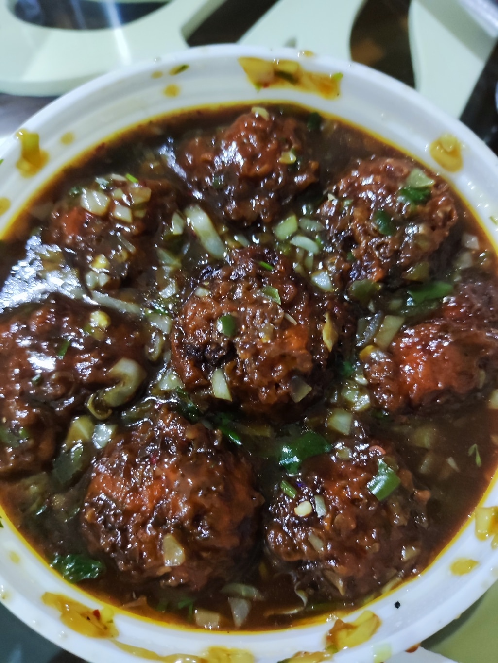 Manchurian Grey | Jain Food Blogger